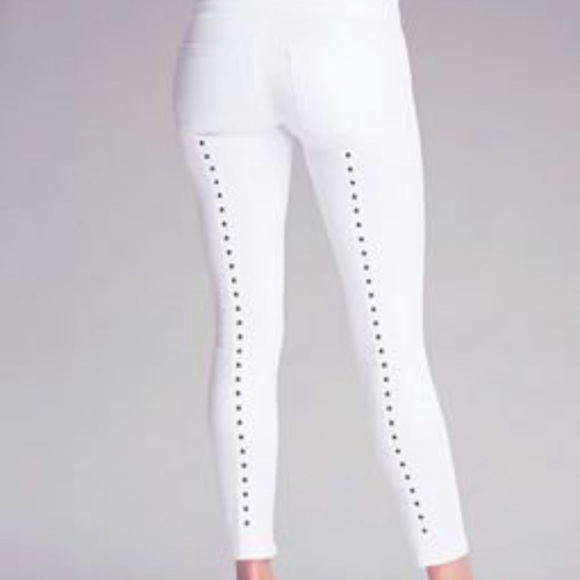 💕RARE FIND💝Bebe Corset Star Embroidered Jeans⭐️ - Picture 3 of 16